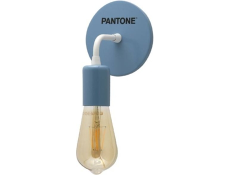 Candeeiro de Parede  HIO8681847183259 (Azul e Branco - Metal, Madeira)