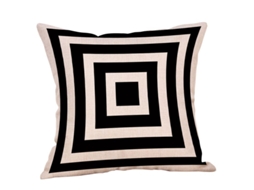 2026 set de 2 Fundas de Almohada Cuadradas de Patrones Geométricos 45x45 Cm para Oficina Coche Hogar