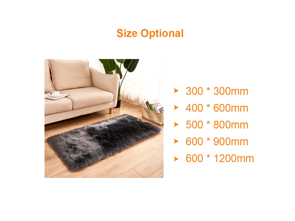 Tapete de Pelúcia Ultra Macio 58x40cm | S/MARCA