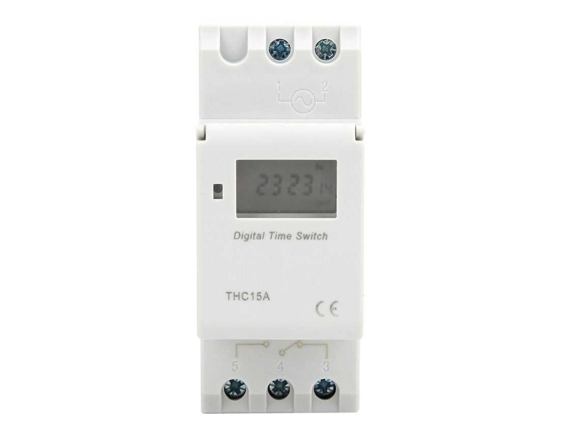 Thc15a Mini Chave Temporizadora Programável em Trilho Din