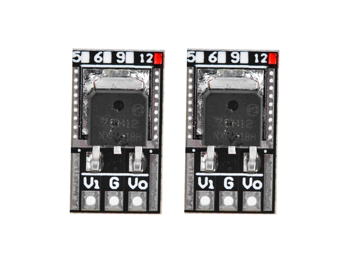 2 Peças Regulador de Voltagem Mini de Alta Precisão Lo7805ma 78mxx Dc12v