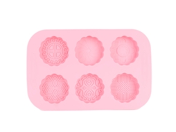 Molde De Silicona Para Pasteles De Luna 6grid Para Hornear Y Jabón Artesanal Herramienta De Cocina