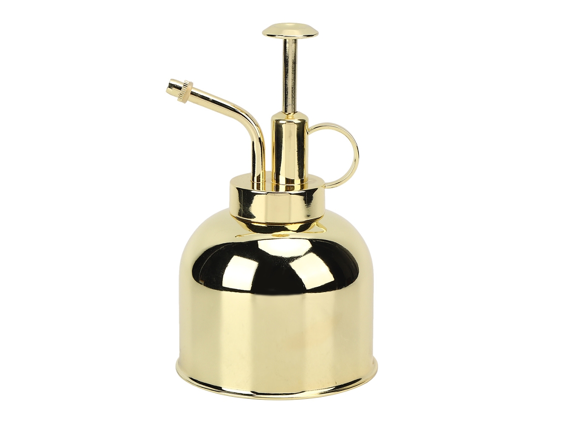 Frasco Pulverizador Rega Pressão Manual Aço Inox Jardim