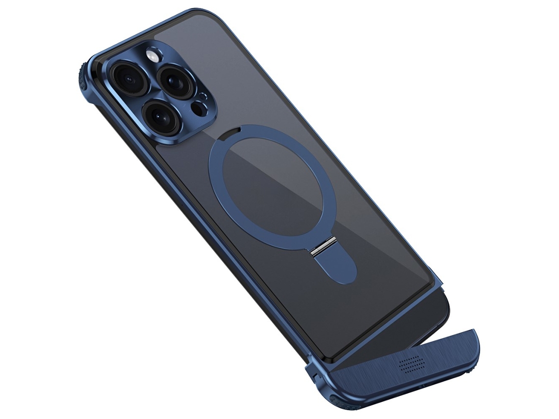 Suporte Casa Para Iphone 13 Pro Magnética Prateado