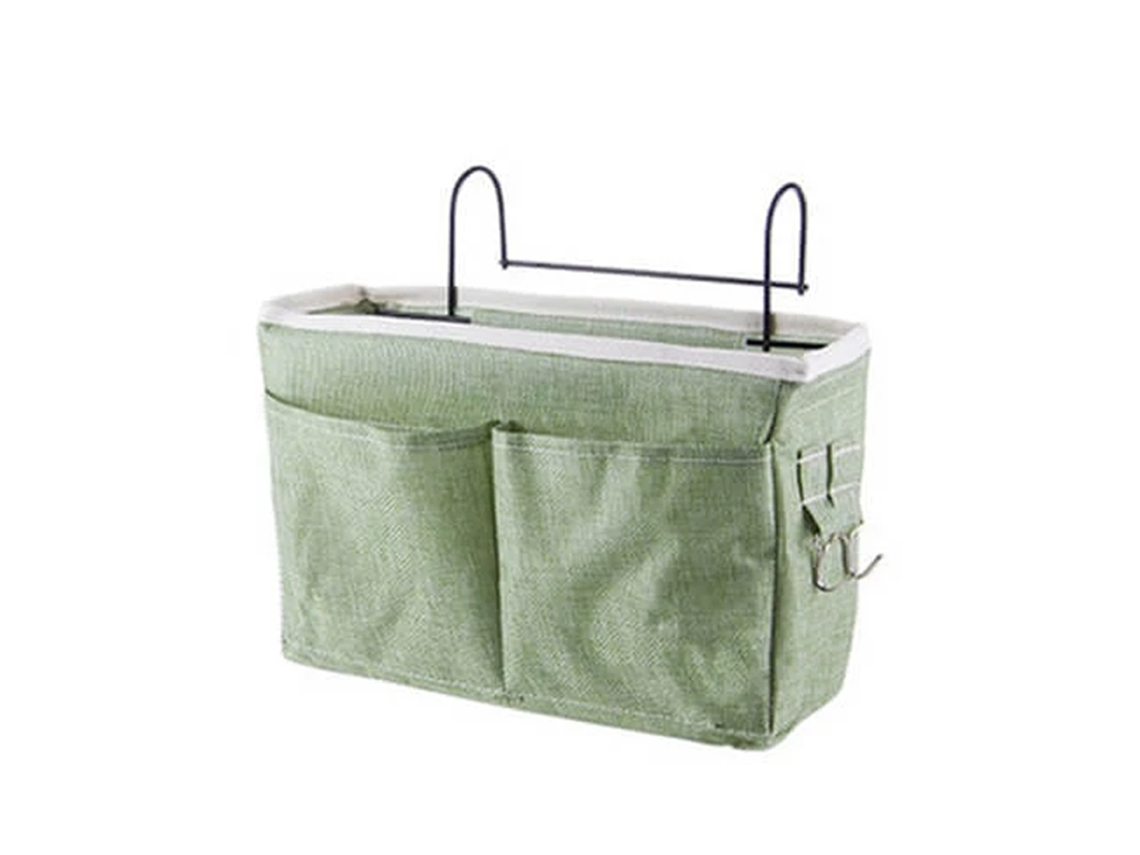 Bolsa de armazenamento para cabeceira, organizador suspenso, caixa de cabeceira para camas de quarto, estrutura de cama Slowmoose