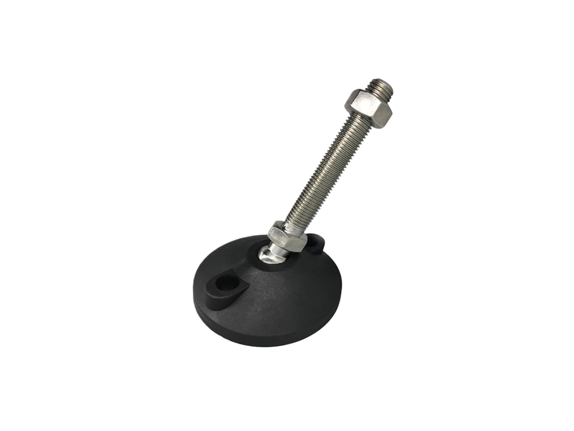 Pés Ajustáveis, Base De Pé Torno Ajustável M14 M16 M18 M20 M24, Base Giratória Com Rosca De 100mm, Nivelamento