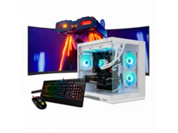 Desktop Gaming Intel I9 14900kf / 9070 / 16gb Ram / 1tb Ssd / Windows 11 Pro / Monitor Curvo 34” Qhd 165hz / Astraneo Blanco