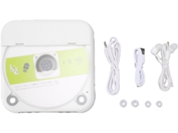 Leitor Cd Portátil Denash, De Automotivo Com Bluetooth, Som De Alta Fidelidade, Entrada Aux De 3