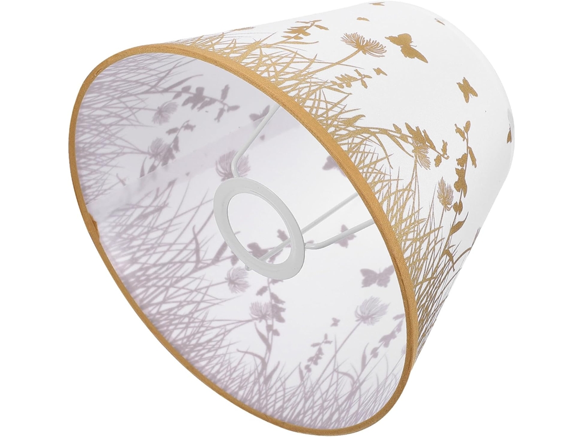 Abajur de Mesa Elegante em Estilo Vintage Bege SFUSHOS