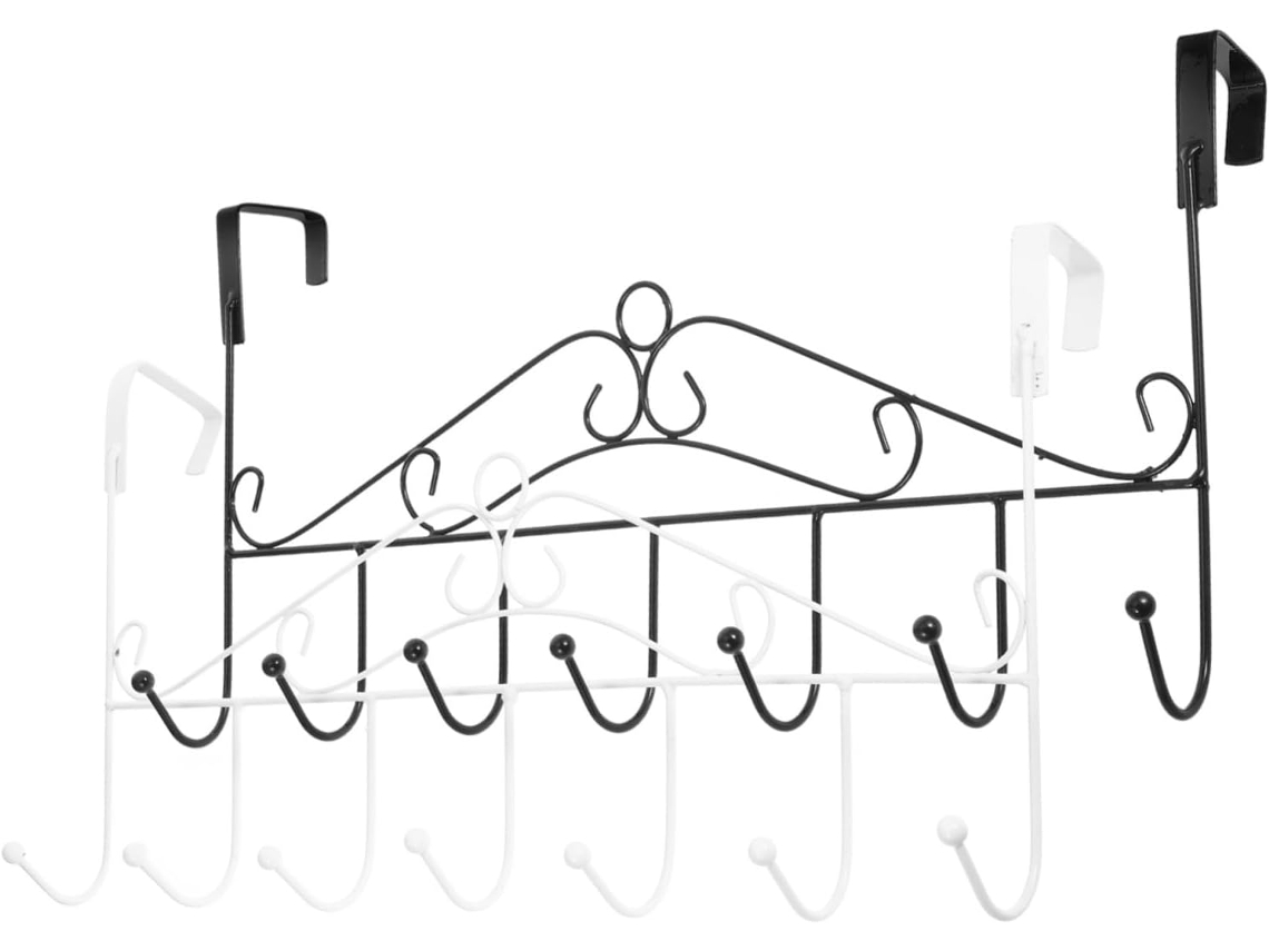 Ganchos De Porta Aboofan, 2 Peças, Estilo Moderno, Em Liga Metálica, S