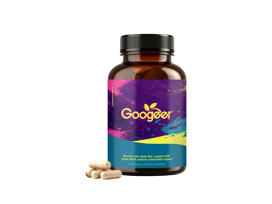 Cápsulas Nutricionais de Órgãos Bovinos Multidimensionais Googeer para Mulheres Aumentar Energia Oral