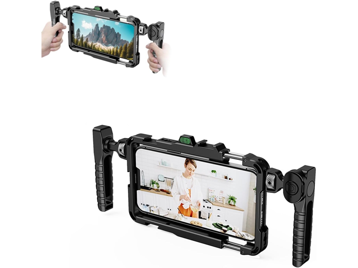 Kit De Suporte Para Celular Gugxiom Filmagens E Vlogs, Tripé Estabilizador Para Gravação De Vídeo, Com Pegas Ergonômicas