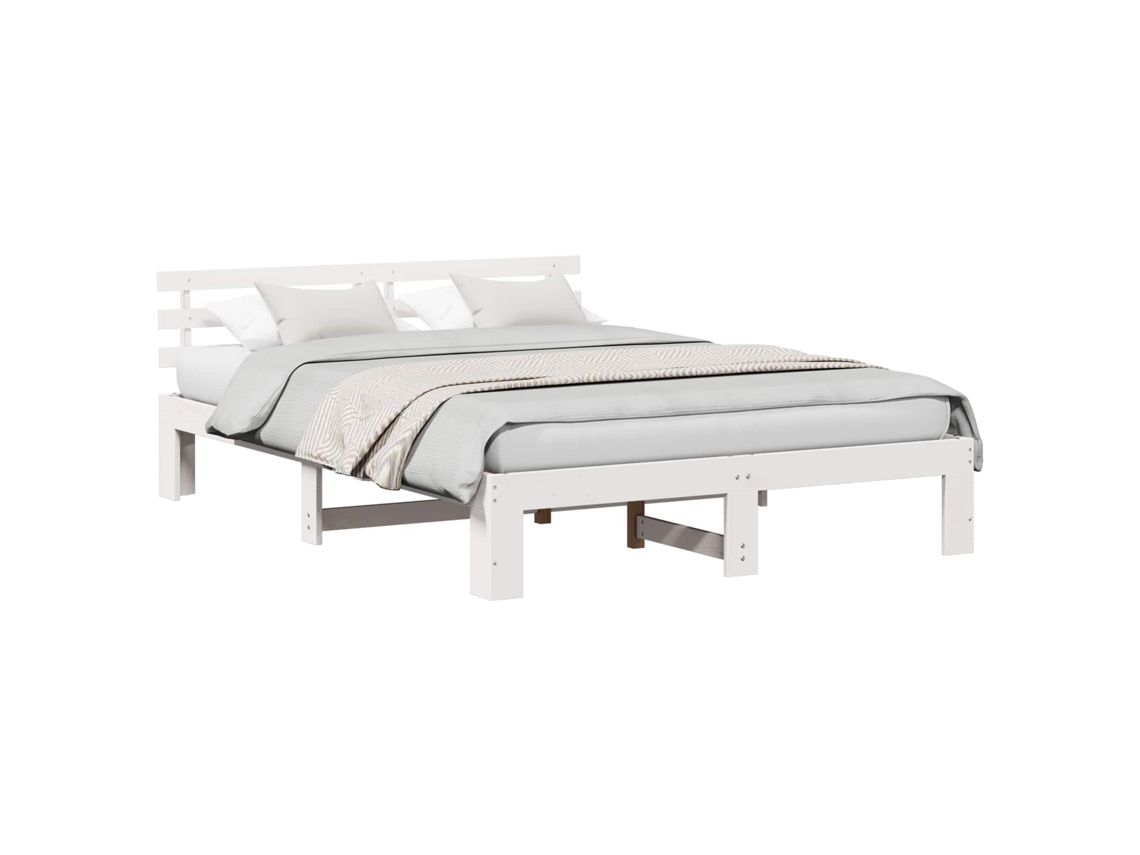 Estrutura da Cama com Cabeceira Branco 150 X 200 Cm MAISON EXCLUSIVE