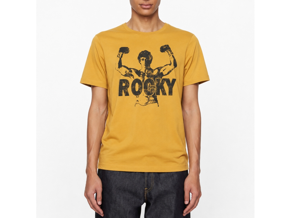 Rockinstone Rocky Movie Classic Rocky Movie Solid Ginger Adult T-shirt Size:m