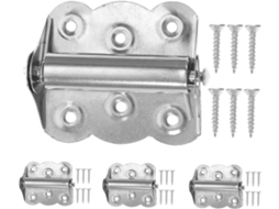 Conjunto De 4 Dobradiças Mola Em Aço Inoxidável Para Portas,