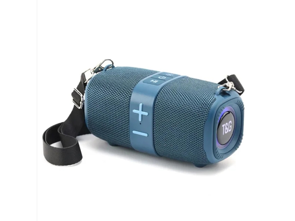 Alto falante Bluetooth Sem Fio com Subwoofer MDUG (azul)