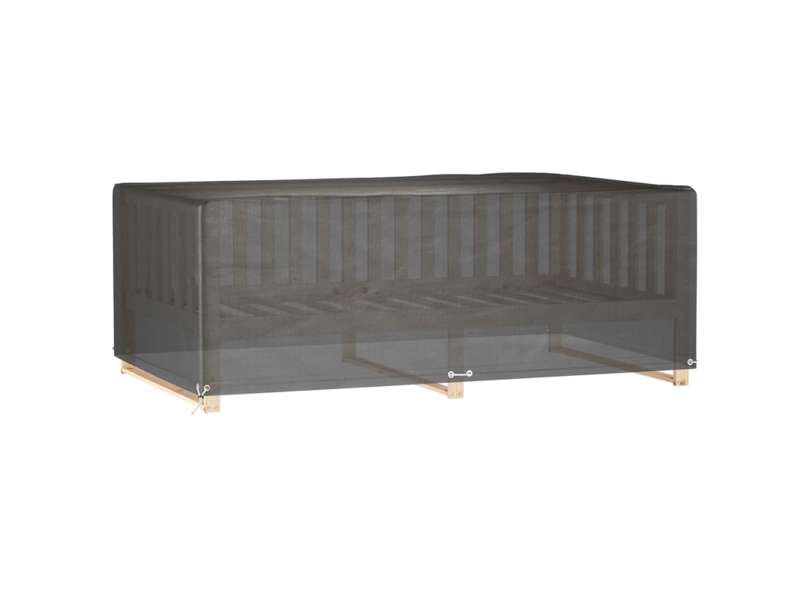 Maison Exclusive - Capas P/ Mobília Jardim 2 Pcs 12 Ilhós 213x132x75 Cm Retangular