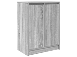 Shoe Cabinet, Shoe Cabinets Vidaxl Cinzeto Madeira Processada (n/a)