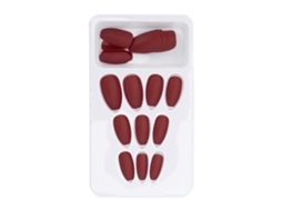 24 Uñas Postizas Largas De Cobertura Completa Coloridas Para Arte De Uñas Diy Y Salones F129