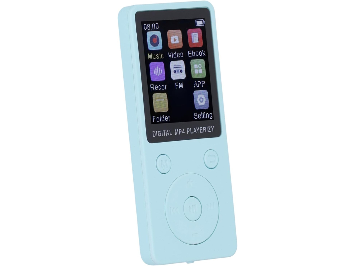 Reprodutor De Mp3 Mp4 Com Bluetooth 5 0, Tela De 1, 8 Polegadas, Alto Falante Com Som Hi Fi, Gravador De Vídeo E