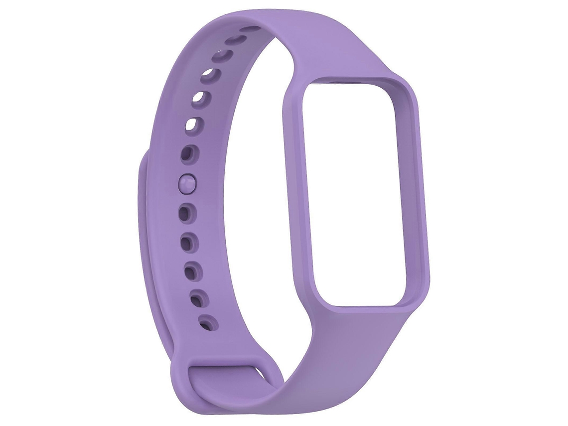Pulseira De Silicone Integrada De Cor Sólida Para Xiaomi Mi Band 8 Active