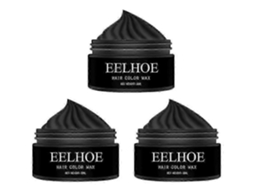2pcsblack—granny Gray Colorful Hair Wax Hair Mud Long-lasting Styling Natural Fluffy Color Disposable D