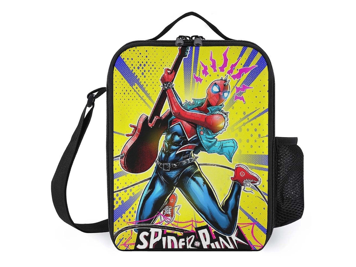 Lancheira do Homem-Aranha para meninas e meninos, Gadgets do Homem-Aranha para crianças, Material escolar, Lancheira térmica Aquaforge