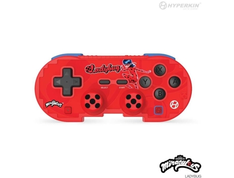 Controlador Bluetooth Hyperkin Pixel Art Miraculous Para Nintendo Switch/pc/mac/android (ladybug)