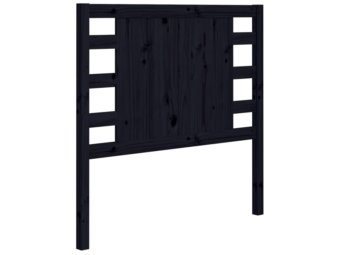 Cabeceira 106x4x100 Cm Pinho Maciço Marrom MAISON EXCLUSIVE