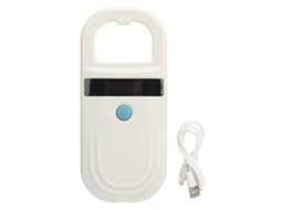 Scanner de Microchip para Animais Bluetooth com Tela Oled Iso11784/85 Branco