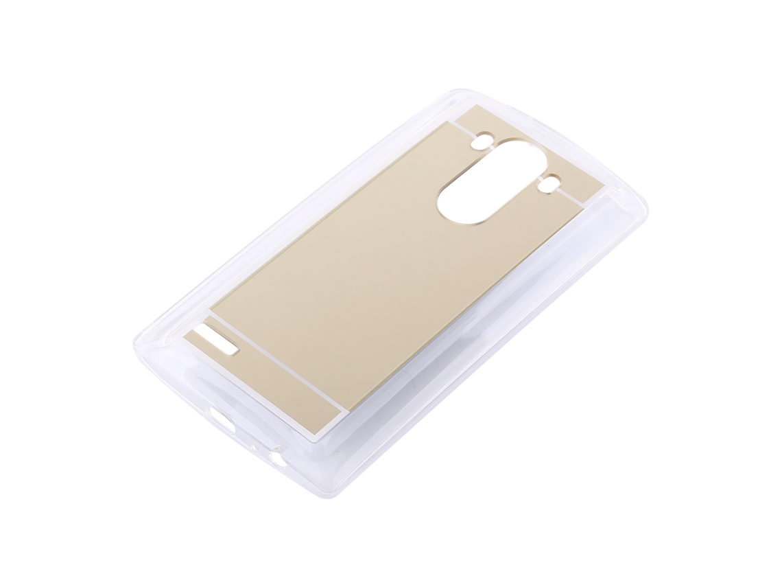 Capa de Telefone EOOCOO (tpu Macio, Capa Traseira com Espelho)