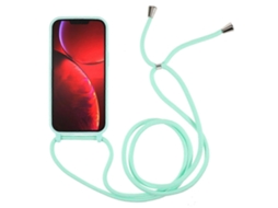 Protetor De Capa Traseira De Tpu Flexível Para Celular Com Cordão Ajustável Para Iphone 13 Mini De 5,4 Polegadas