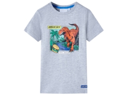 T-shirt Para Criança Cinzento 116