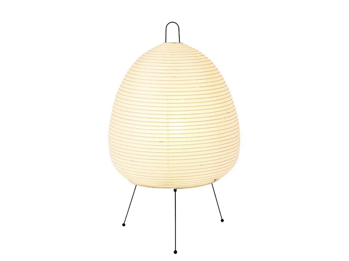 Luminária de Mesa SINI TECH STORE, estilo lanterna de papel de arroz, com tripé, sala, quarto ou escritório