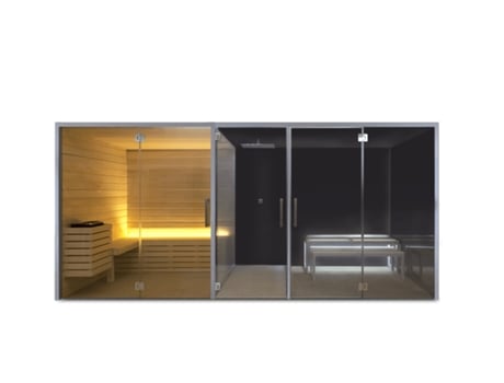 Saunamo Dual (Sauna + Banho Turco) - 2.60m x 1.90m