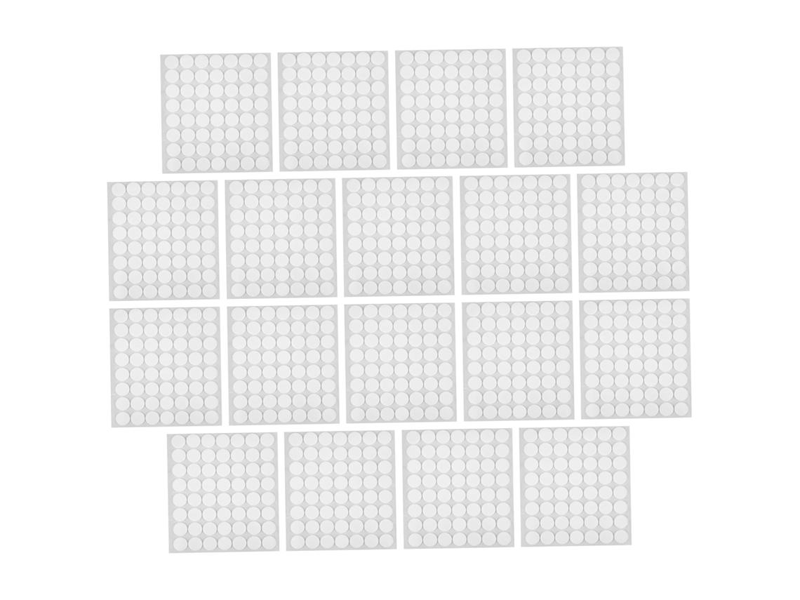 18 Folhas De Adesivos Redondos Dupla Face Pontos Para Artesanato Diy