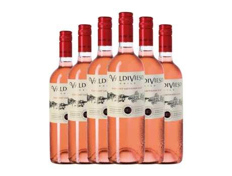 Vinho rosé VALDIVIESO Rosé Cabernet Sauvignon Valle Central (0.75 L - 6 Unidades)