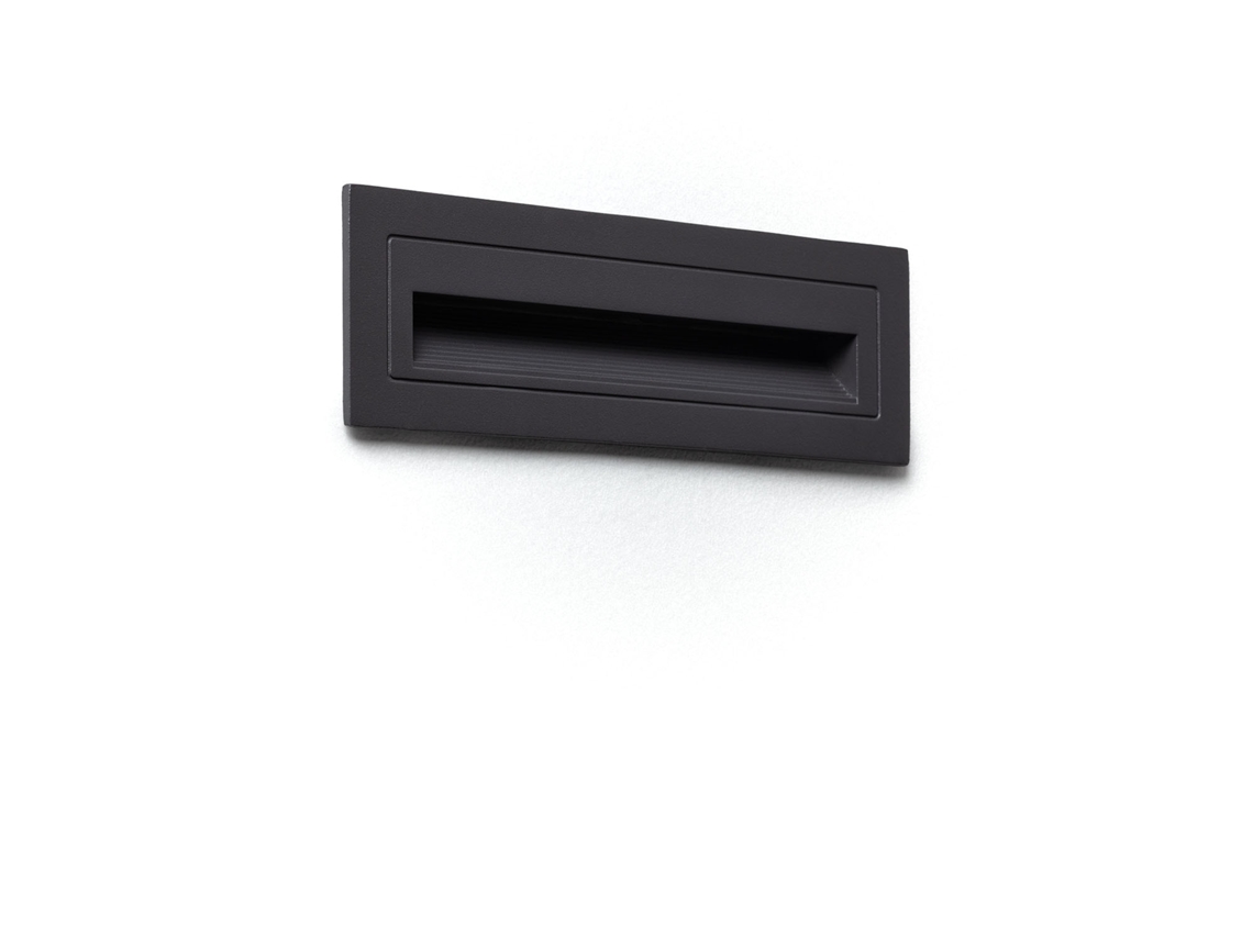 Baliza Exterior Led 3w Encastrável De Parede Alumínio Antracite Path Antracite