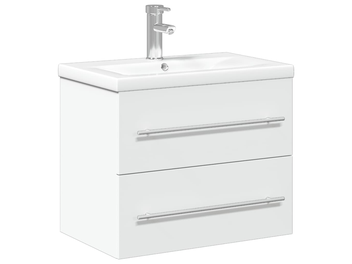 Bathroom Sink Cabinet, Bathroom Sink Cabinets Vidaxl Branco Madeira Processada (60 X 38.5 X 48 Cm)