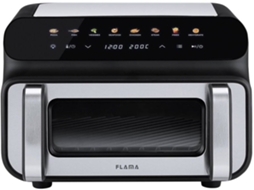 Grelhador sem Fumo & Airfryer FLAMA SmartPro 679FL (Outlet Caixa Aberta - 10L - Preto)