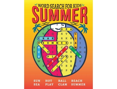 Livro Word Search Book for Kids 8-12 Word Find Book for Kids, Summer Word Search Book for Children, Word Puzzle Book for Kids de Laura Bidden (Inglês)