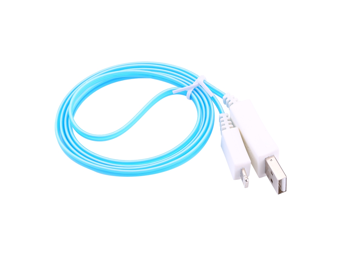 Cabo de Dados Led Flat Light EOOCOO para Sistemas Apple