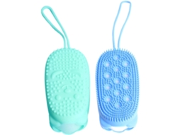 Lurelia Kit De 2 Escovas De Banho Para Bebé De Cuidado Corporal, Dupla Face E Massagem Suave, Uso Diário