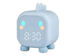 Relógio Despertador Pequeno Com Dragão Engraçado, Luz Noturna Inteligente Criativa, Tempo De Voz, Relógio Eletrônico Com Programa Slowmoose