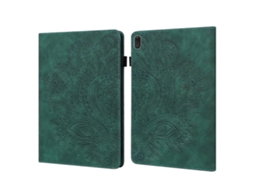 Capa De Couro Sintético Tpu + Pu Com Estampa De Pavão Em Relevo Para Lenovo E10, Com Suporte, Compartimentos Para Cartões, Função Carteira E Ativação/