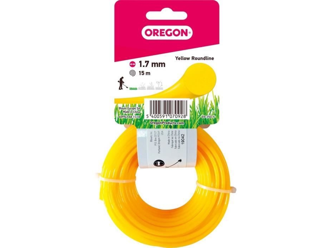 Linha Redonda para Roçadora OREGON Comprimento 56 M Diâmetro 3 Mm