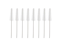 Conjunto de 8 Escovas de Nylon para Aparelhos Auditivos, Incluindo Escovas para Ventilação. TAISHENGDA