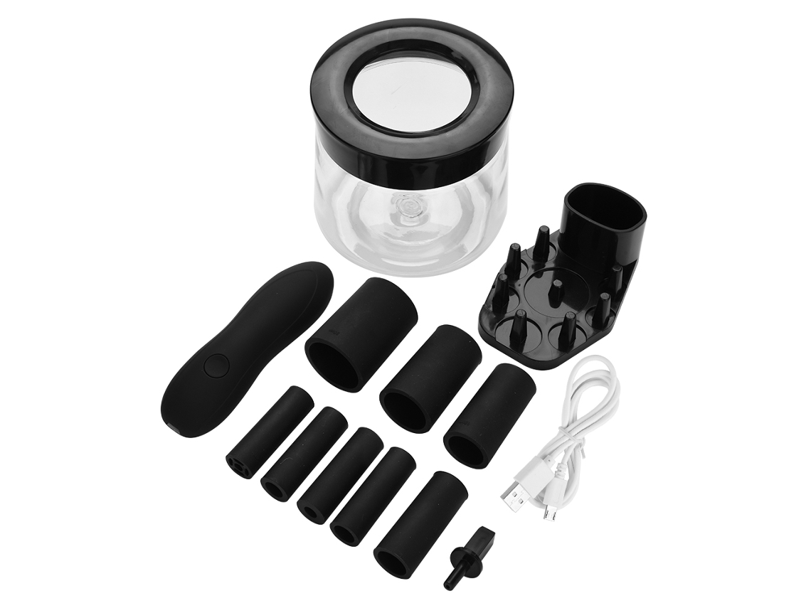Kit De Limpeza Para Pincéis De Maquiagem Lavar E Secar