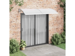 Vidaxl Toldo De Porta 240x100 Cm Pc Cinzento