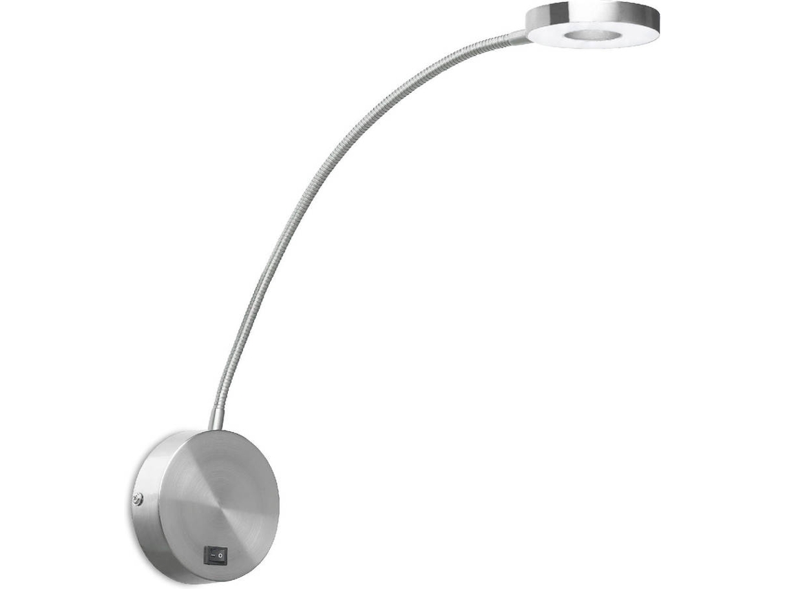 Forlight Llit - Aplique 90x10x515mm, Aço, Cor Prata, Led, Máx 4.7w
